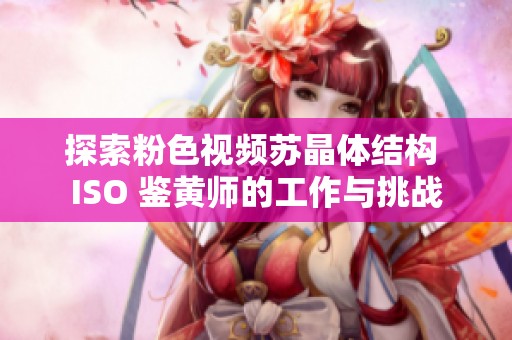 探索粉色视频苏晶体结构 ISO 鉴黄师的工作与挑战