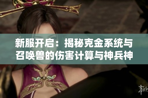 新服开启：揭秘克金系统与召唤兽的伤害计算与神兵神兽解析