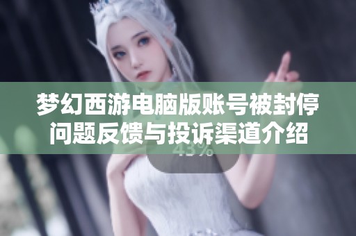 梦幻西游电脑版账号被封停问题反馈与投诉渠道介绍
