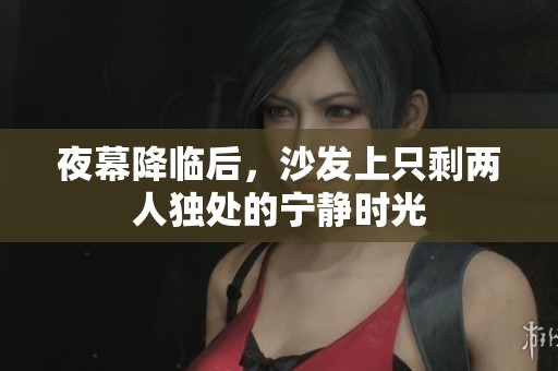 夜幕降临后，沙发上只剩两人独处的宁静时光