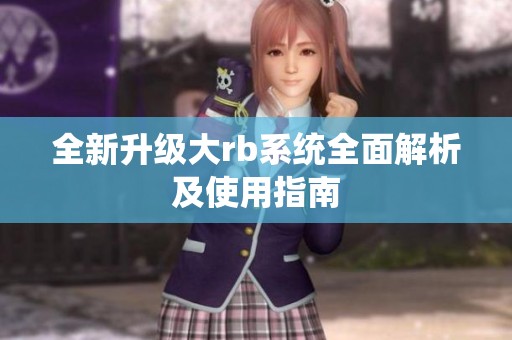 全新升级大rb系统全面解析及使用指南