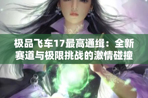 极品飞车17最高通缉：全新赛道与极限挑战的激情碰撞