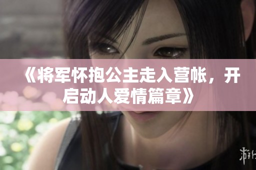 《将军怀抱公主走入营帐，开启动人爱情篇章》