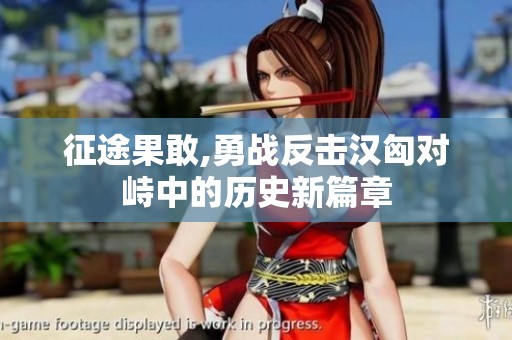 征途果敢,勇战反击汉匈对峙中的历史新篇章