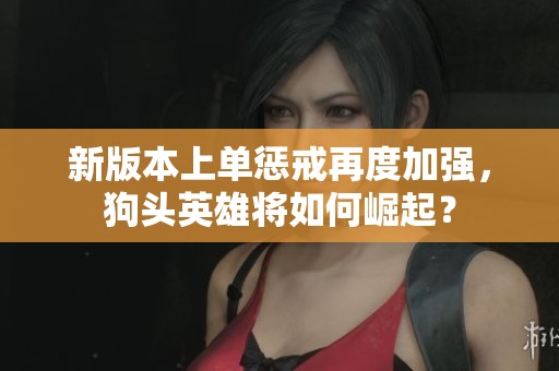 新版本上单惩戒再度加强，狗头英雄将如何崛起？