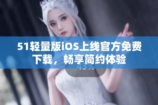 51轻量版iOS上线官方免费下载，畅享简约体验