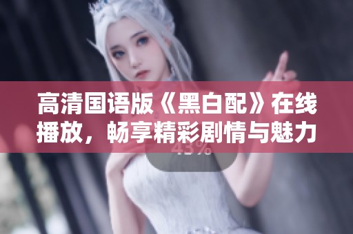 高清国语版《黑白配》在线播放，畅享精彩剧情与魅力角色