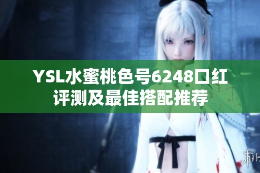 YSL水蜜桃色号6248口红评测及最佳搭配推荐