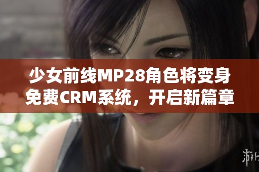 少女前线MP28角色将变身免费CRM系统，开启新篇章