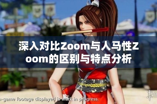 深入对比Zoom与人马性Zoom的区别与特点分析