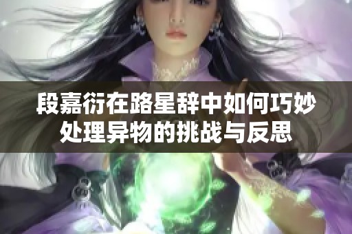 段嘉衍在路星辞中如何巧妙处理异物的挑战与反思