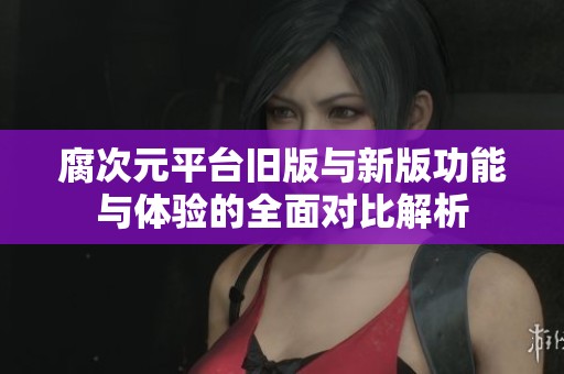 腐次元平台旧版与新版功能与体验的全面对比解析