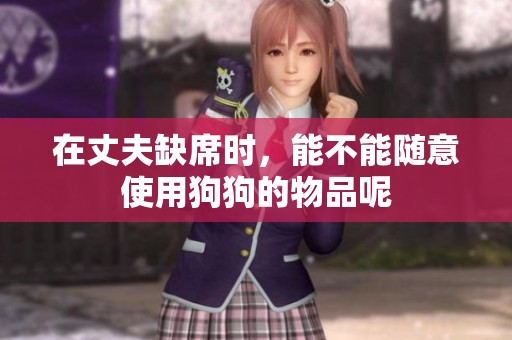 在丈夫缺席时，能不能随意使用狗狗的物品呢