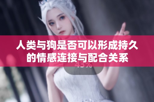 人类与狗是否可以形成持久的情感连接与配合关系