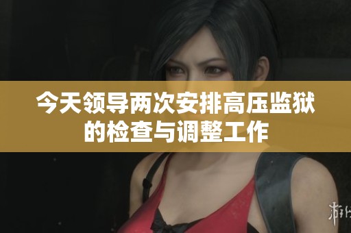 今天领导两次安排高压监狱的检查与调整工作