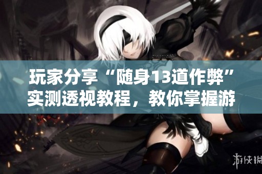 玩家分享“随身13道作弊”实测透视教程，教你掌握游戏技巧
