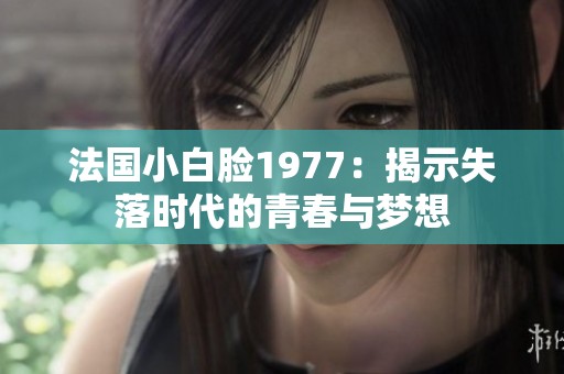 法国小白脸1977：揭示失落时代的青春与梦想