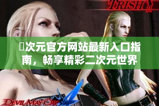 囧次元官方网站最新入口指南，畅享精彩二次元世界