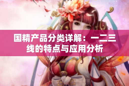 国精产品分类详解：一二三线的特点与应用分析