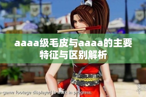 aaaa级毛皮与aaaa的主要特征与区别解析