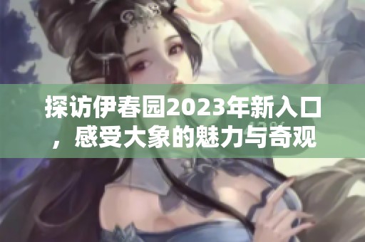 探访伊春园2023年新入口，感受大象的魅力与奇观