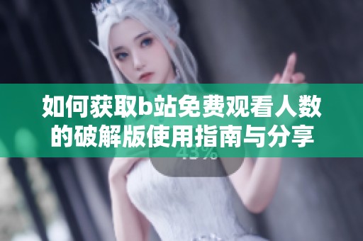 如何获取b站免费观看人数的破解版使用指南与分享