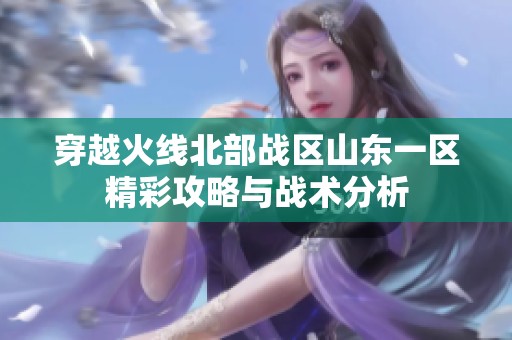 穿越火线北部战区山东一区精彩攻略与战术分析