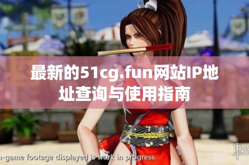 最新的51cg.fun网站IP地址查询与使用指南