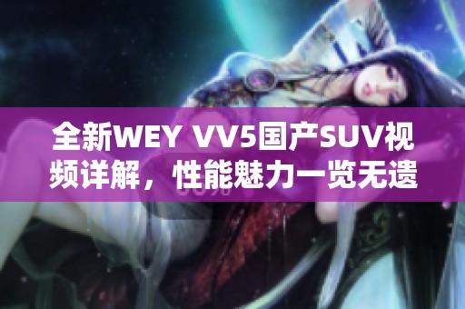 全新WEY VV5国产SUV视频详解，性能魅力一览无遗