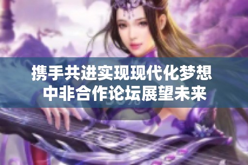 携手共进实现现代化梦想 中非合作论坛展望未来