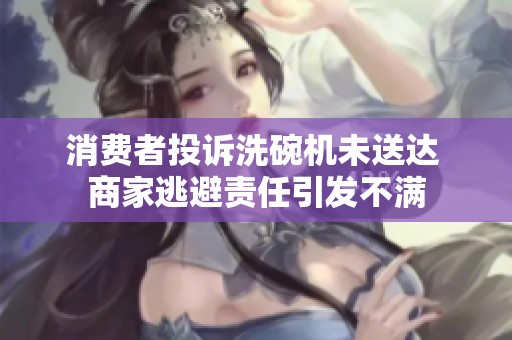 消费者投诉洗碗机未送达 商家逃避责任引发不满