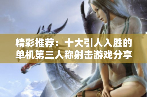 精彩推荐：十大引人入胜的单机第三人称射击游戏分享