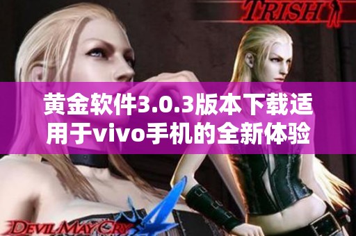 黄金软件3.0.3版本下载适用于vivo手机的全新体验