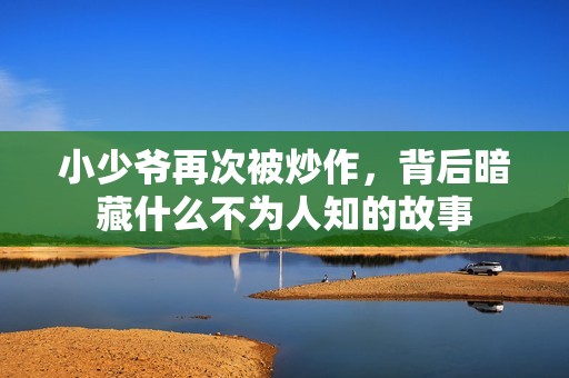 小少爷再次被炒作，背后暗藏什么不为人知的故事