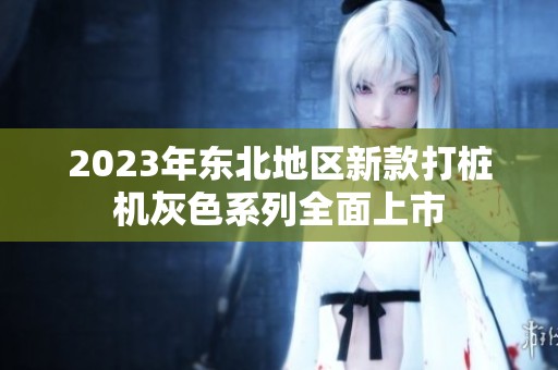 2023年东北地区新款打桩机灰色系列全面上市