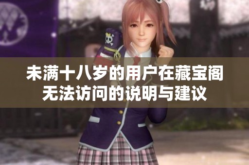 未满十八岁的用户在藏宝阁无法访问的说明与建议