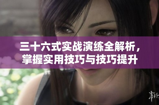 三十六式实战演练全解析，掌握实用技巧与技巧提升
