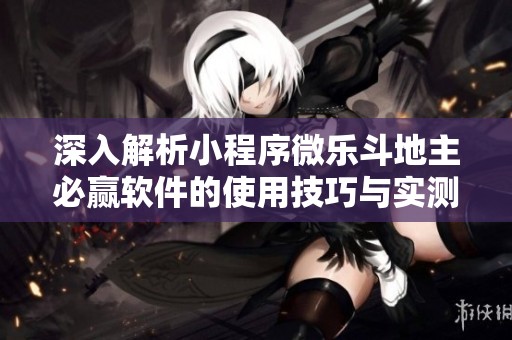 深入解析小程序微乐斗地主必赢软件的使用技巧与实测分享