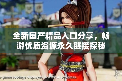 全新国产精品入口分享，畅游优质资源永久链接探秘