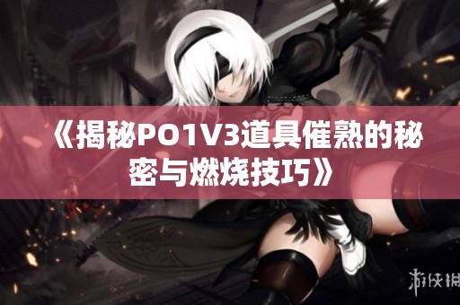 《揭秘PO1V3道具催熟的秘密与燃烧技巧》
