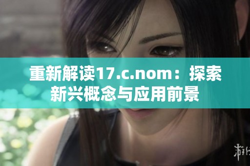 重新解读17.c.nom：探索新兴概念与应用前景