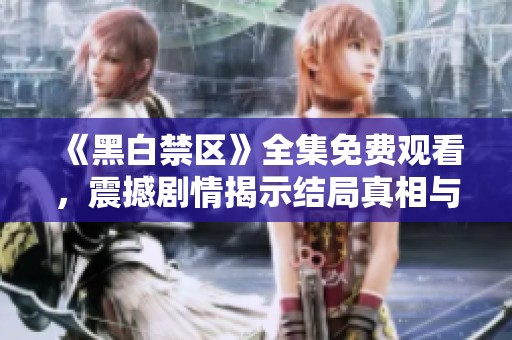 《黑白禁区》全集免费观看，震撼剧情揭示结局真相与反转