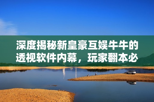 深度揭秘新皇豪互娱牛牛的透视软件内幕，玩家翻本必读！