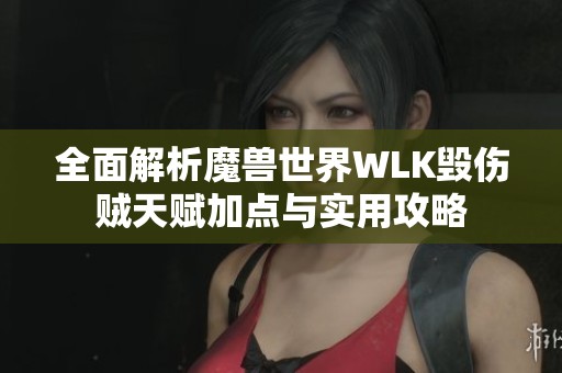全面解析魔兽世界WLK毁伤贼天赋加点与实用攻略