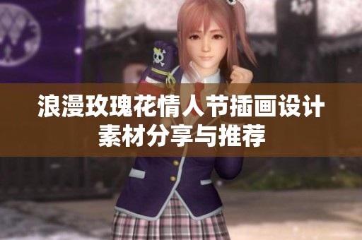 浪漫玫瑰花情人节插画设计素材分享与推荐
