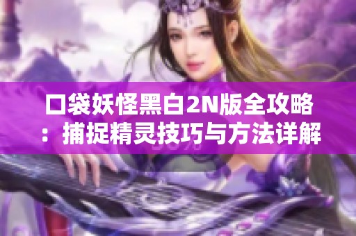 口袋妖怪黑白2N版全攻略：捕捉精灵技巧与方法详解