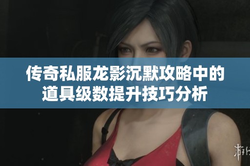 传奇私服龙影沉默攻略中的道具级数提升技巧分析