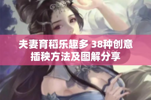 夫妻育稻乐趣多 38种创意插秧方法及图解分享