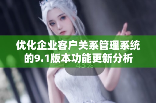 优化企业客户关系管理系统的9.1版本功能更新分析