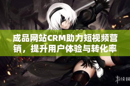 成品网站CRM助力短视频营销，提升用户体验与转化率